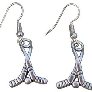 Hockey Earrings, Hockey Jewelry